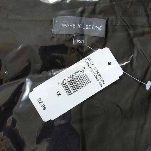 New With Tag Size 1X Warehouse One Women's Black F‎ Bomb Racerback Tank - Picture 8 of 9